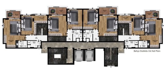 Квартира 1+1 в Конаклы, Турция № 31288 19