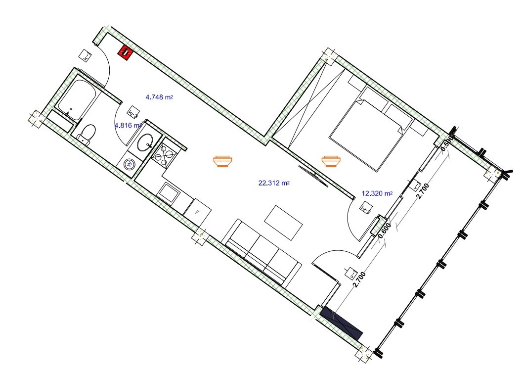 Studio in Tbilisi, Georgia No. 681