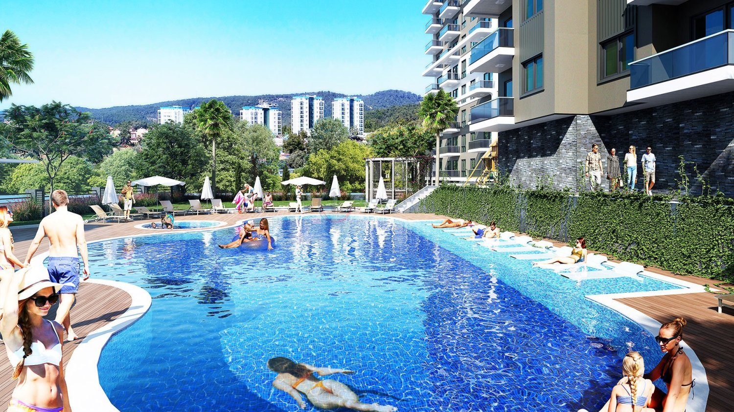 شقة 1+1 في Alanya, Turkey رقم 47011