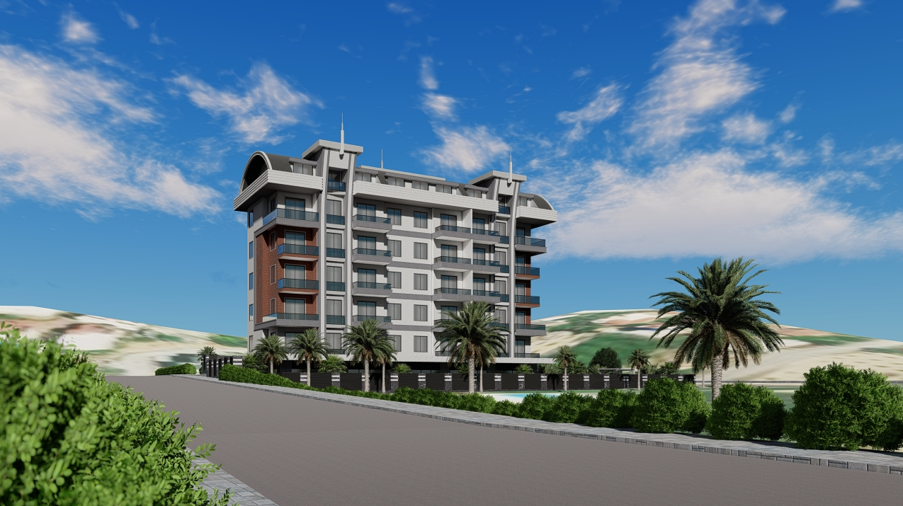 Wohnung 1+1 in Avsallar, Turkey, Nr. 31299