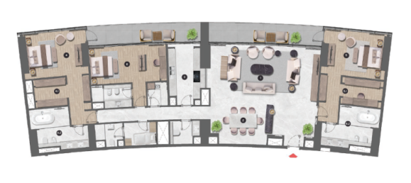 1 Schlafzimmer Wohnung in Dubai Marina, UAE, Nr. 121613 8