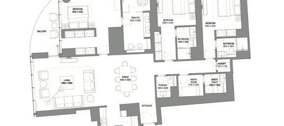 1 Schlafzimmer Wohnung in Dubai Marina, UAE, Nr. 121613 6