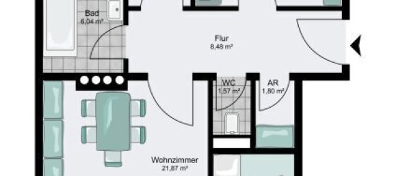 3 rooms Apartment in Oberndorf bei Salzburg, Austria No. 181707 10