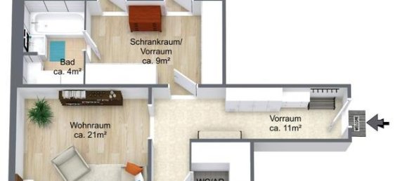 3-Zimmer Wohnung in Wien, Austria, Nr. 73039 10