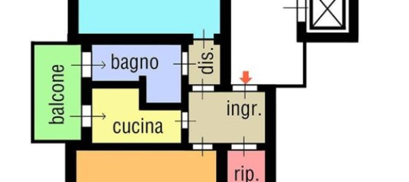 2 rooms Apartment in Voghera, Italy No. 259021 15