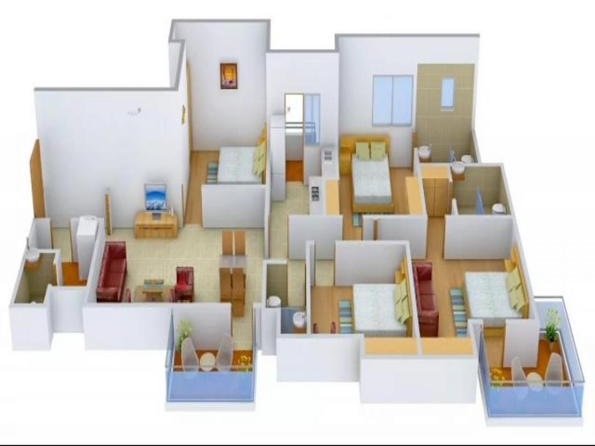 4 bedrooms House in Gurgaon, India No. 48938