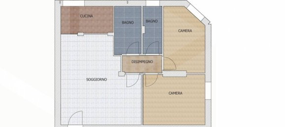 3 rooms Apartment in Matera, Italy No. 29286 3