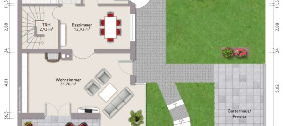 Таунхаус с 4 спальнями в Розенхайм, Германия № 229361 21