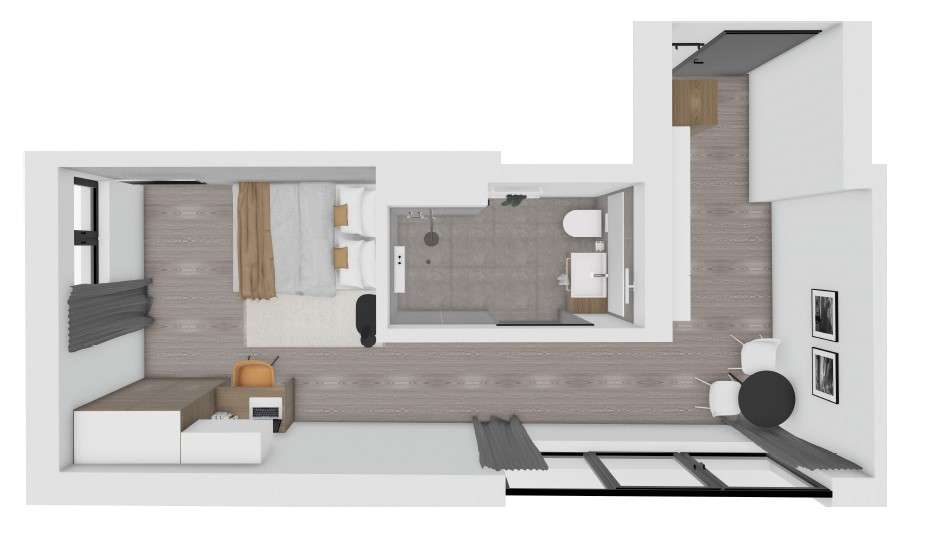 1 غرف نوم شقة في Regensburg, Germany رقم 28751