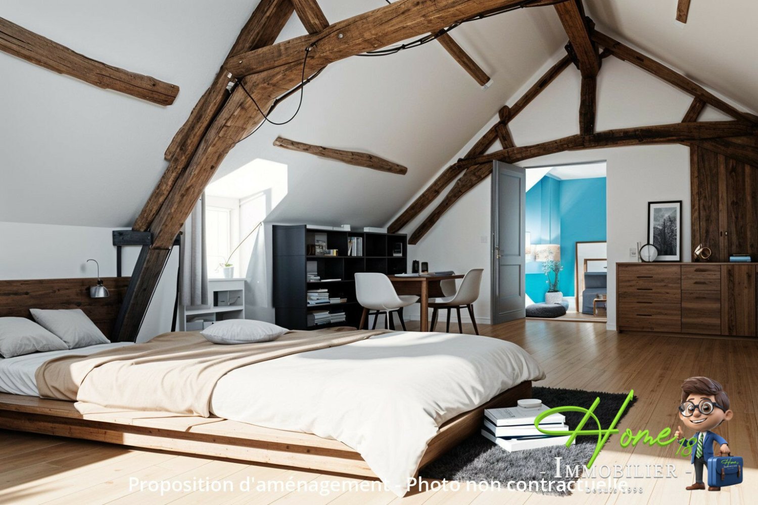 2 غرف نوم منزل في Gron, France رقم 272124