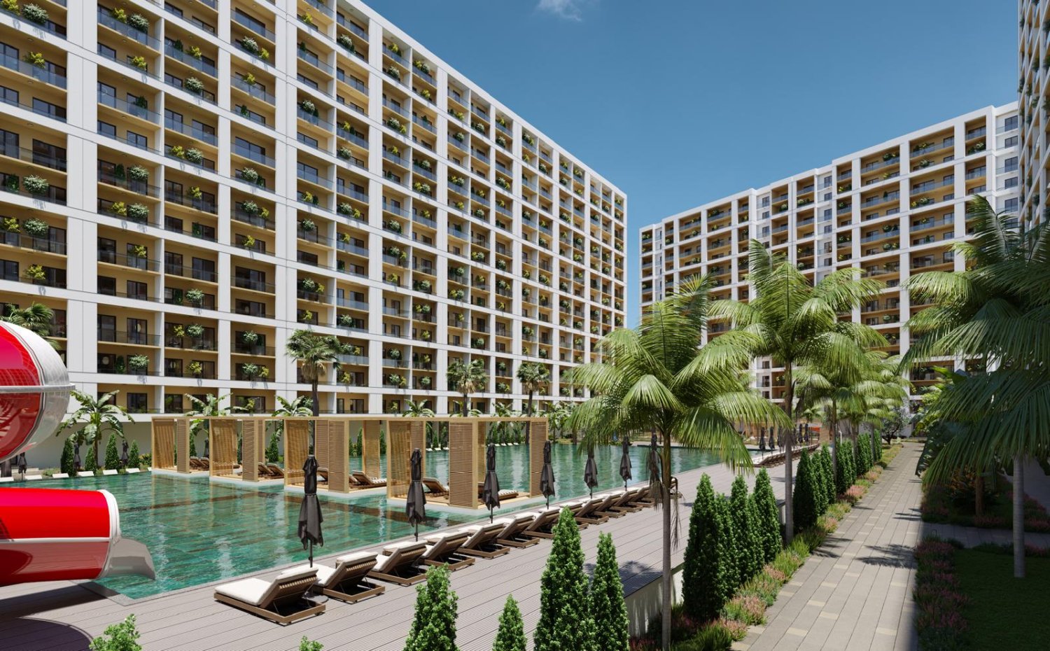 Apartamento de 1+1 en Mersin, Turkey No. 40531