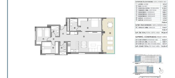 Apartamento T3 em Punta Prima, Spain N.º 6763 13
