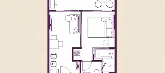 1 dormitorio condominium en venta en Phuket, Southern Thailand, Thailand № 32042 6 7