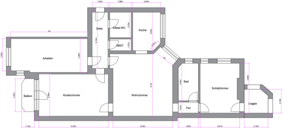 4-salle Appartement à Planterwald, Germany No. 17202 15