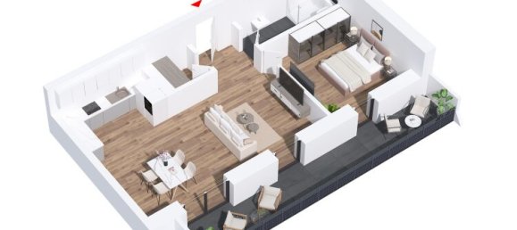 2-salle Appartement à Elmen, Austria No. 65216 2