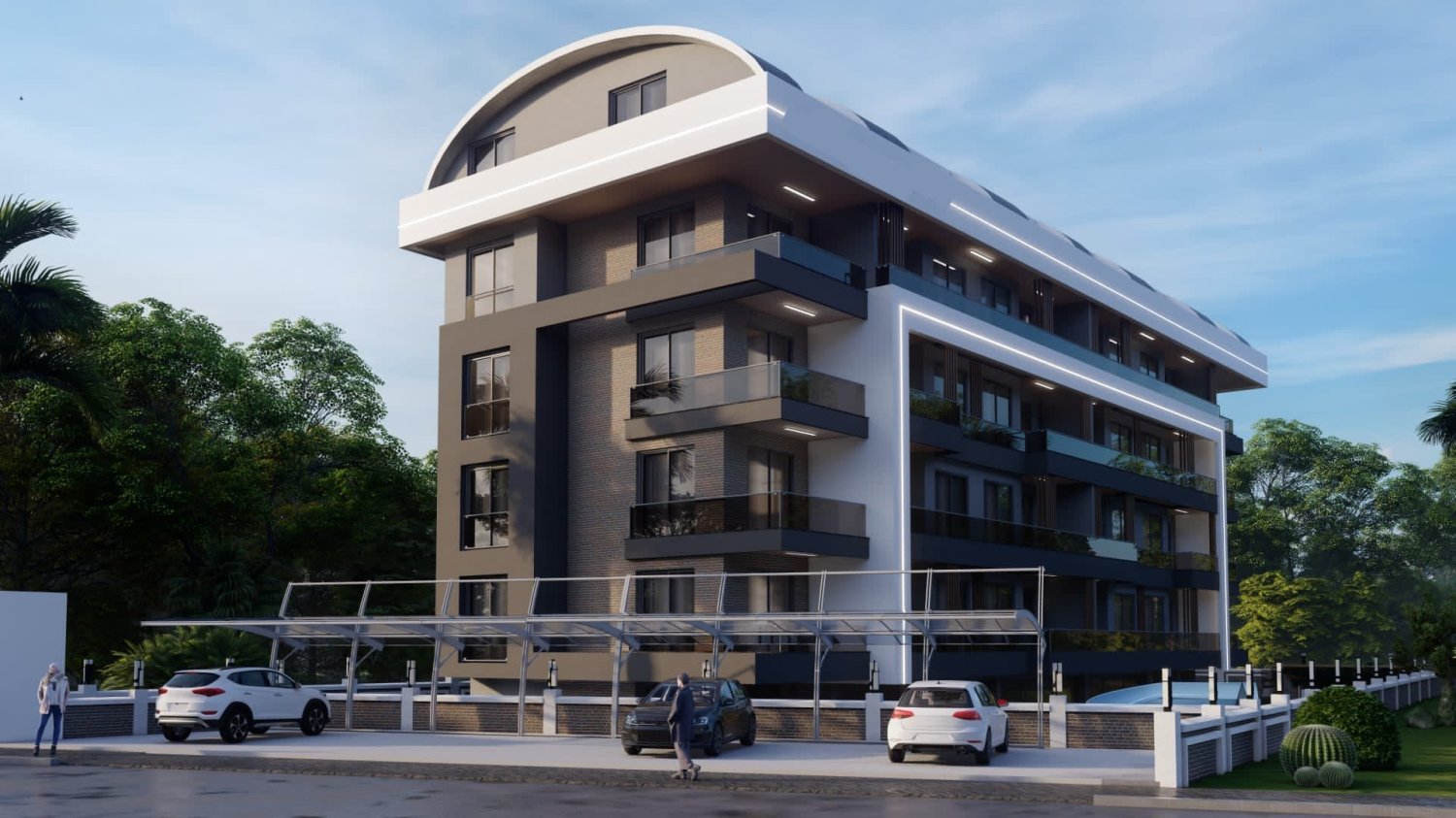 شقة 1+1 في Alanya, Turkey رقم 32098