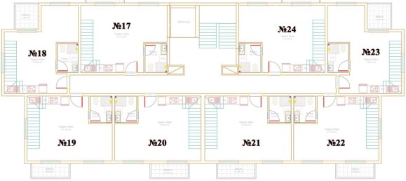 Квартира 1+1 в Конаклы, Турция № 31295 21