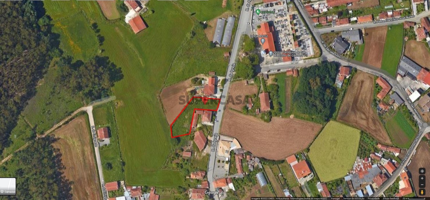 Земельный участок в Сан Мартинью да Гандара, Португалия № 163275