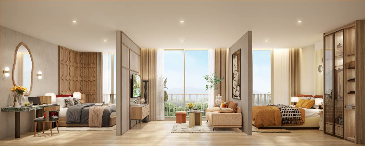 Квартира с 2 спальнями в Mekin Haus, Чиангмай, Таиланд № 32130