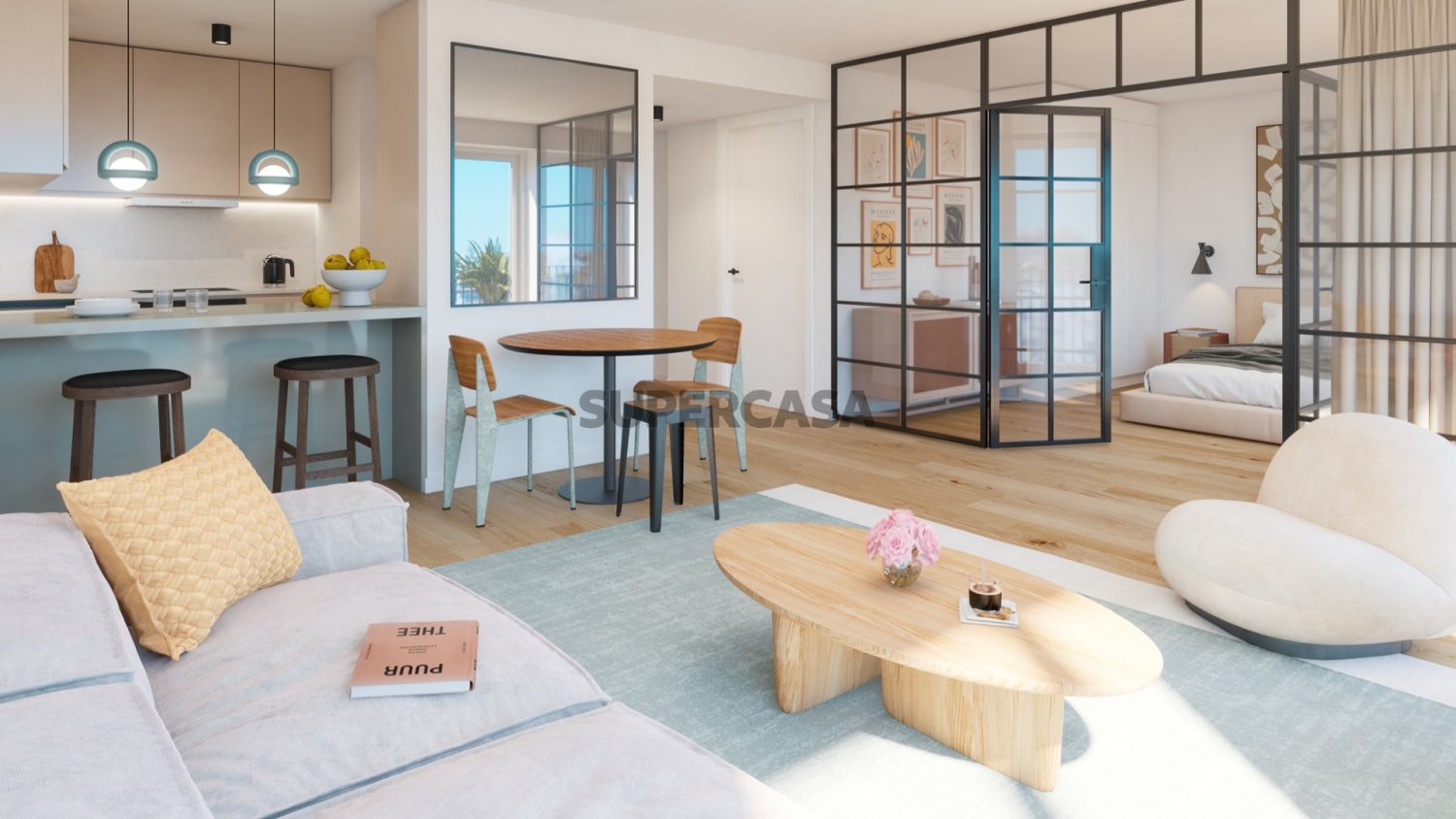 1 غرف نوم شقة في Barreiro, Portugal رقم 258292