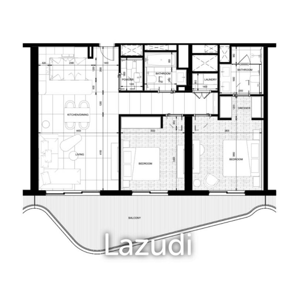 2 Schlafzimmer Wohnung in Ras Al Khaimah, UAE, Nr. 21602