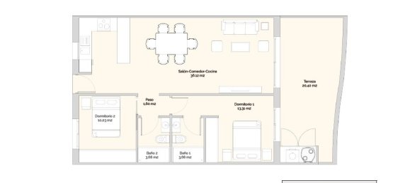 2 bedrooms Apartment in Benidorm, Spain No. 286023 10