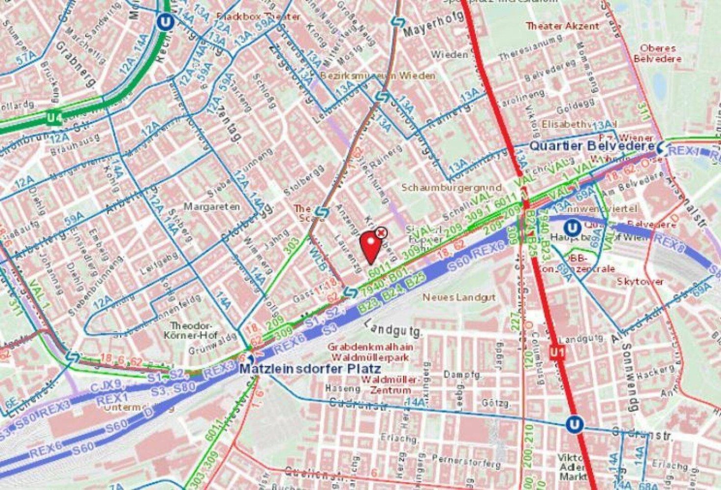 3 rooms Apartment in Margareten, Austria No. 246403