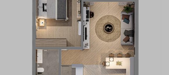 2 rooms Apartment in Altintash, Turkey No. 19230 13