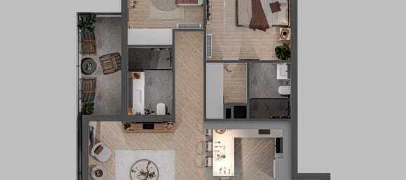 2 rooms Apartment in Altintash, Turkey No. 19230 14