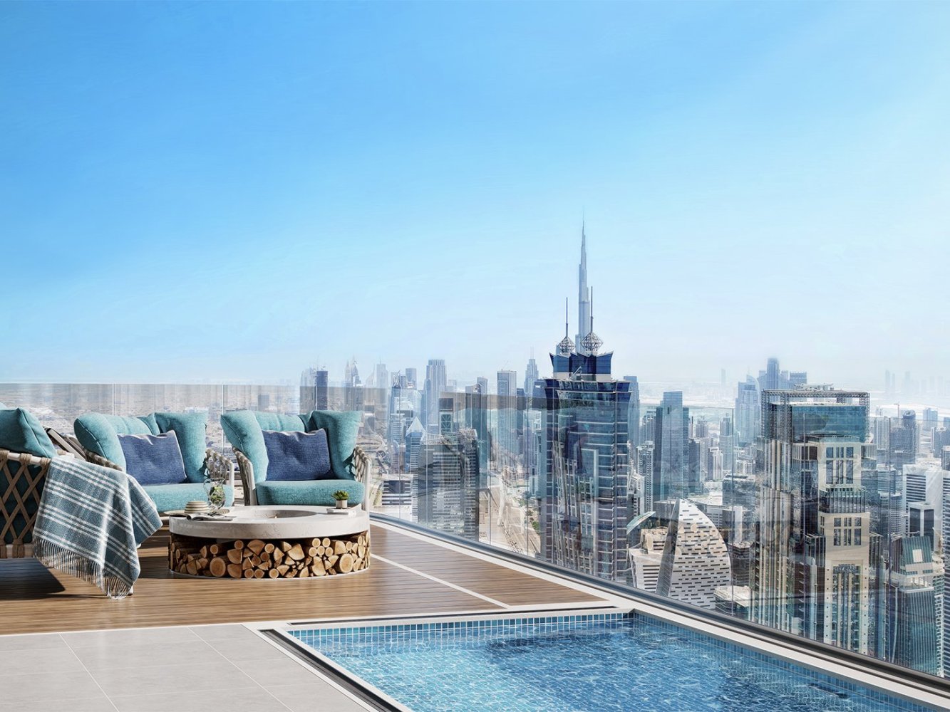 Apartamento T3 em Sheikh Zayed Road, UAE N.º 9596