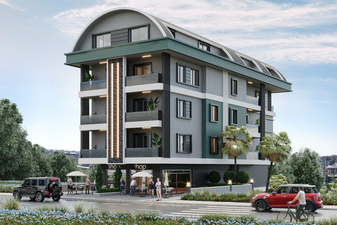 Apartment 1+1 in Oba, Turkey No. 7508