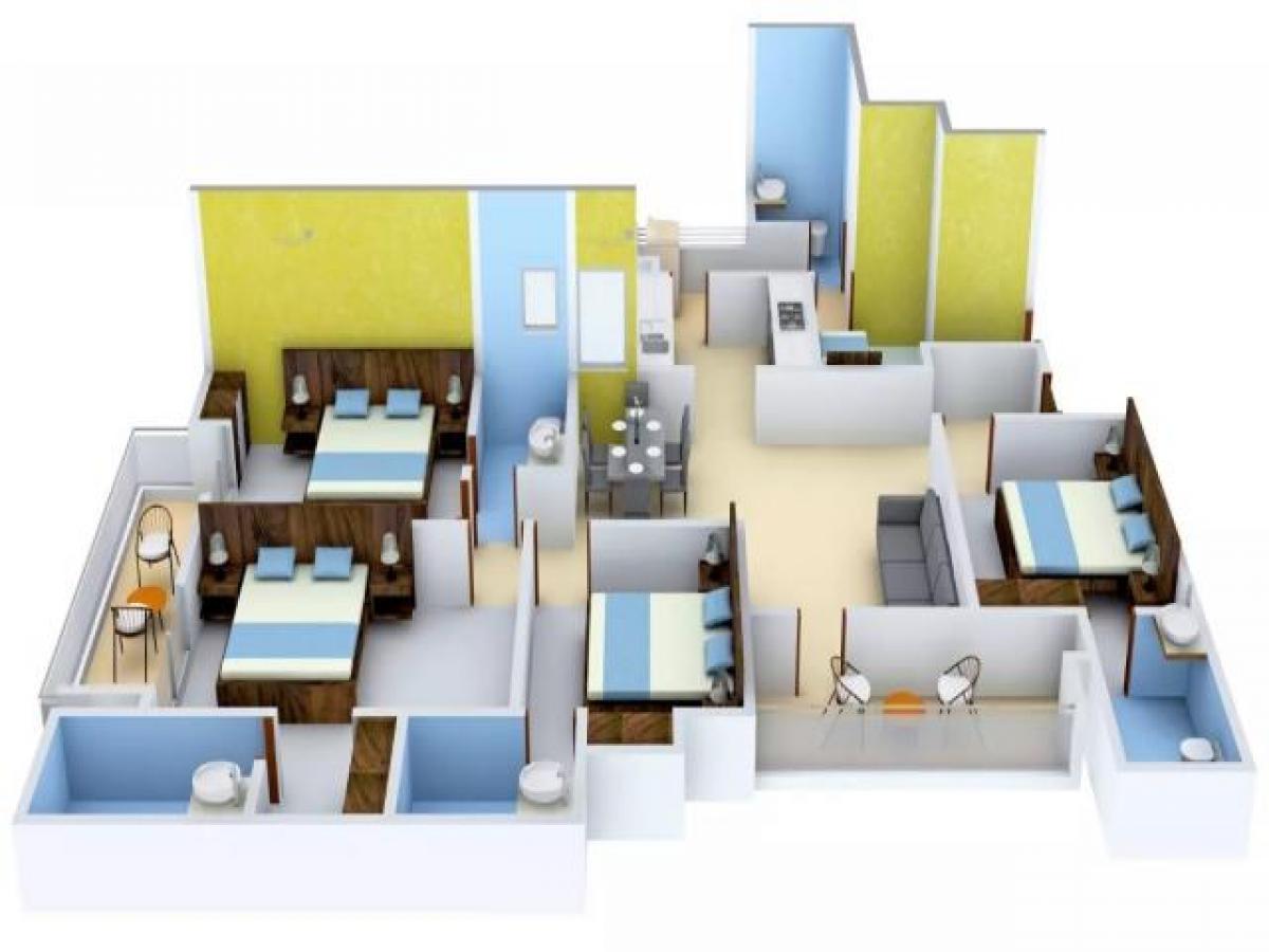 4 chambres Maison à Noida, India No. 66831