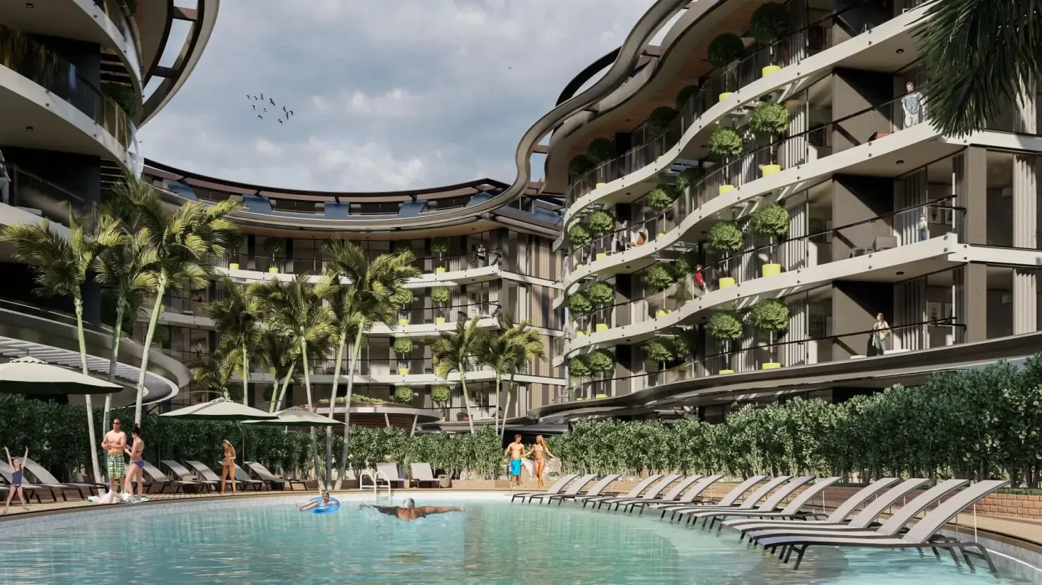 Apartment 1+1 in Oba, Turkey No. 51345