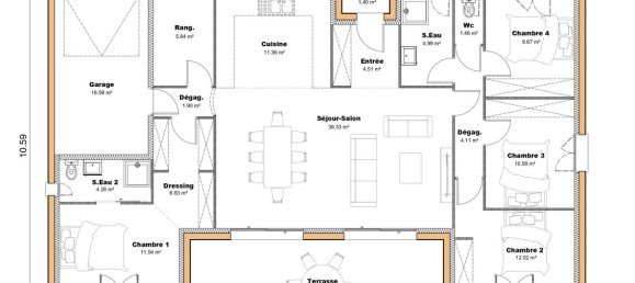 4 bedrooms House in Lot, France No. 336062 2