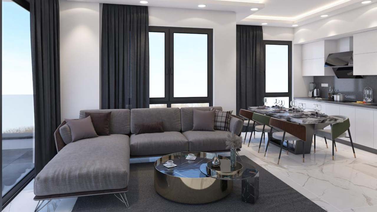 Appartement 3+1 à Richmond Residence, Kargicak, Turkey No. 34583