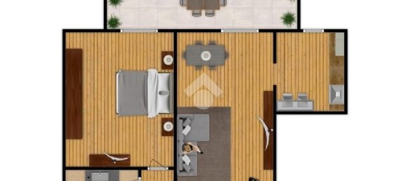 2 rooms Apartment in Rozzano, Italy No. 330327 24