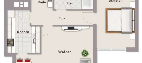 1 Schlafzimmer Wohnung in Roth, Germany, Nr. 277367 9