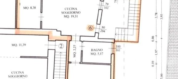 Квартира с 2 комнатами в Парма, Италия № 26837 24