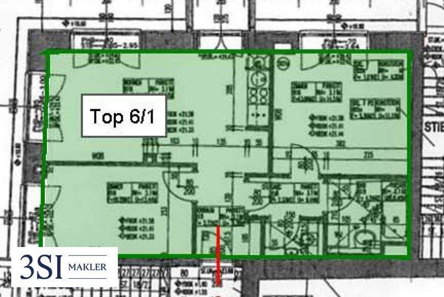 3غرفة شقة في Margareten, Austria رقم 122628