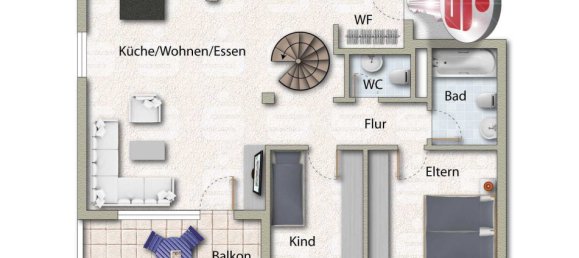 4 rooms Duplex in Goppingen, Germany No. 301058 2