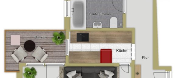 2 rooms Apartment in Ravensburg, Germany No. 354866 15