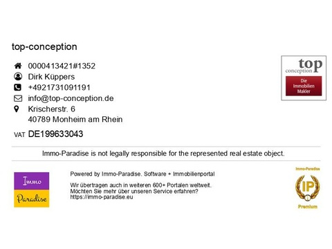 Квартира с 2 спальнями в Меттман, Германия № 142446