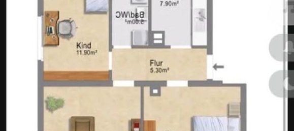 1 Schlafzimmer Wohnung in Mannheim, Germany, Nr. 12339 3