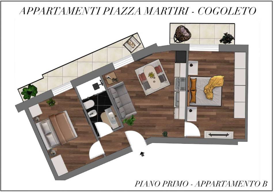 2 Schlafzimmer Wohnung in Cogoleto, Italy, Nr. 218292