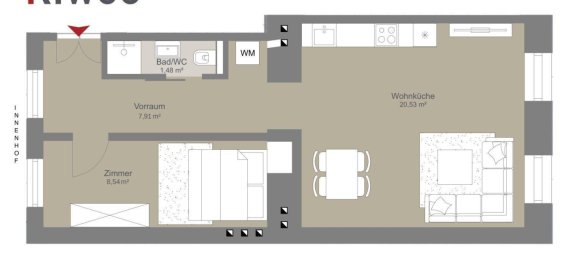 2-Zimmer Wohnung in Wien, Austria, Nr. 131438 24
