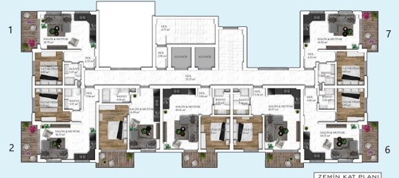 2 rooms Apartment in Avsallar, Turkey No. 29940 25