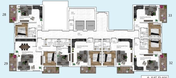 2 rooms Apartment in Avsallar, Turkey No. 29940 20