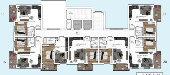 2 rooms Apartment in Avsallar, Turkey No. 29940 18