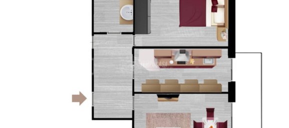 Apartamento T1 em Calco, Italy N.º 304256 2