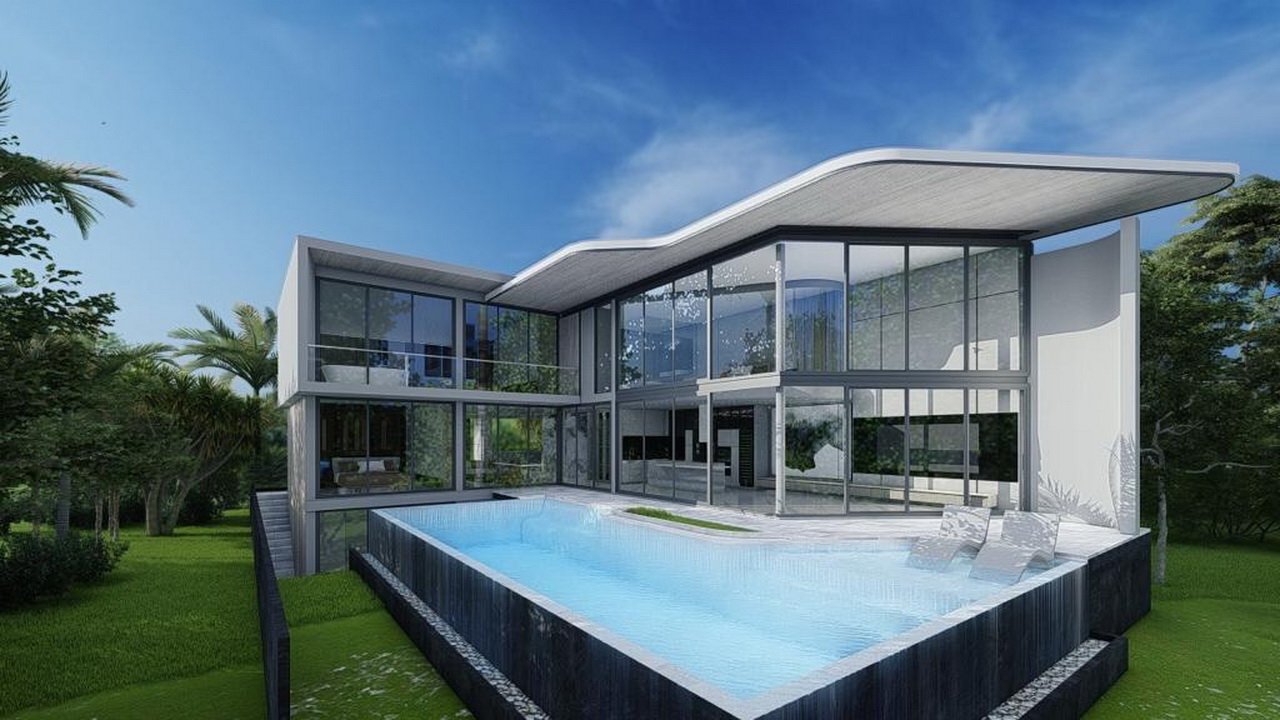 Villa de 5 dormitorios en The Priva Golf Course, Phuket, Thailand No. 30245